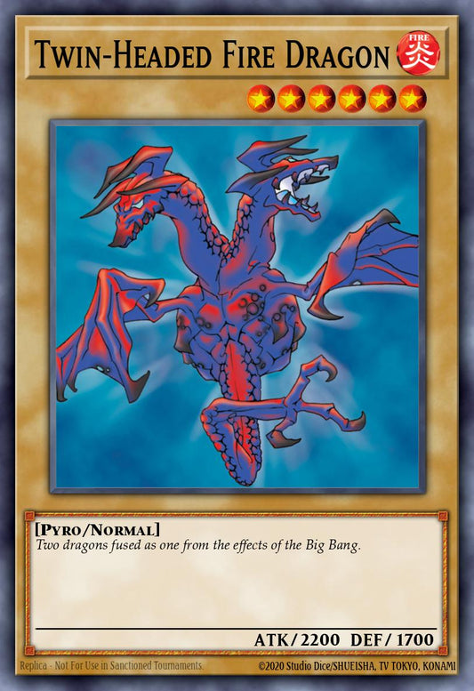 (EN042) YuGiOh TCG PSV: Pharaoh's Servant Single: Twin-Headed Fire Dragon (V.3 - Common)  Common
