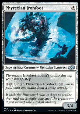 (789) Magic The Gathering Jumpstart 2022 Single: Phyrexian Ironfoot  Uncommon