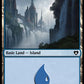 (790) Magic The Gathering Commander Masters: Extras Single: Island (V.6)  Land