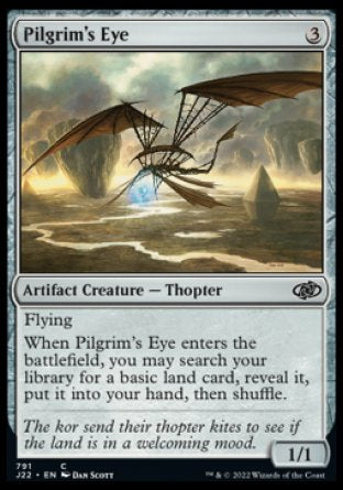 (791) Magic The Gathering Jumpstart 2022 Single: Pilgrim's Eye  Common