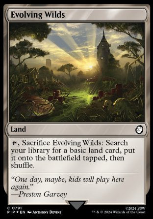 (791) Magic The Gathering Universes Beyond: Fallout: Extras Single: Evolving Wilds  Common