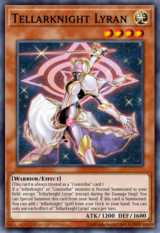 (194) YuGiOh TCG MP24: 25th Anniversary Tin: Dueling Mirrors Single: Tellarknight Lyran  Ultra Rare