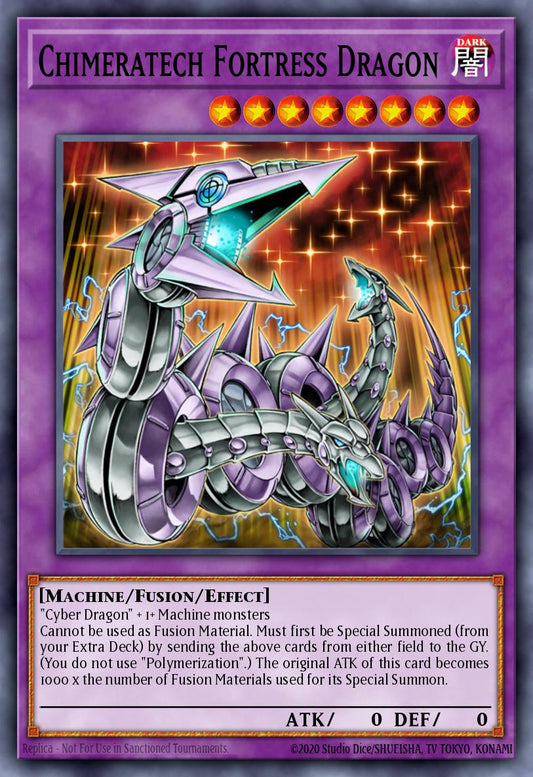 (022) YuGiOh TCG MP24: 25th Anniversary Tin: Dueling Mirrors Single: Chimeratech Fortress Dragon  Quarter Century Secret Rare