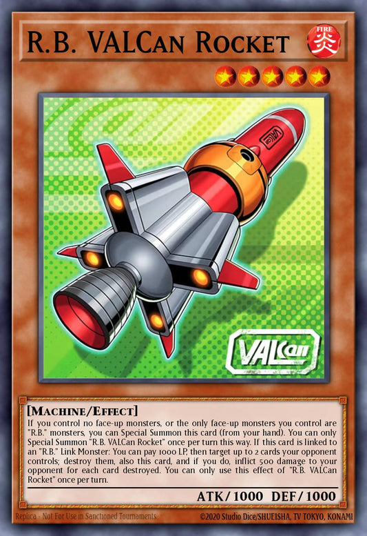 (DUAD092) YuGiOh TCG Duelist’s Advance Single: R.B. VALCan Rocket  Super Rare