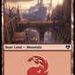 (794) Magic The Gathering Commander Masters: Extras Single: Mountain (V.4)  Land