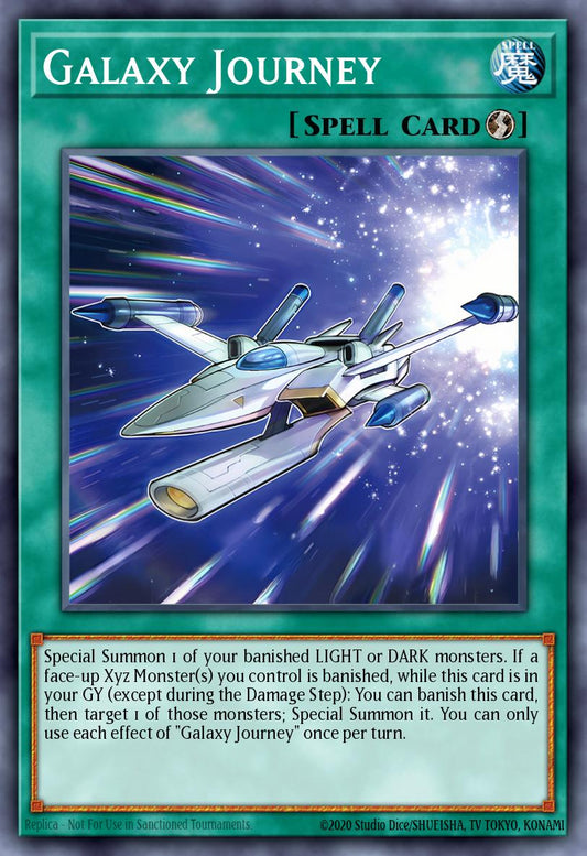 (040) YuGiOh TCG BLMM: Battles of Legend: Monster Mayhem Single: Galaxy Journey  Secret Rare