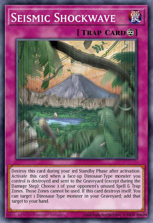 (169) YuGiOh TCG LCJW: Legendary Collection 4: Mega Pack Single: Seismic Shockwave  Common