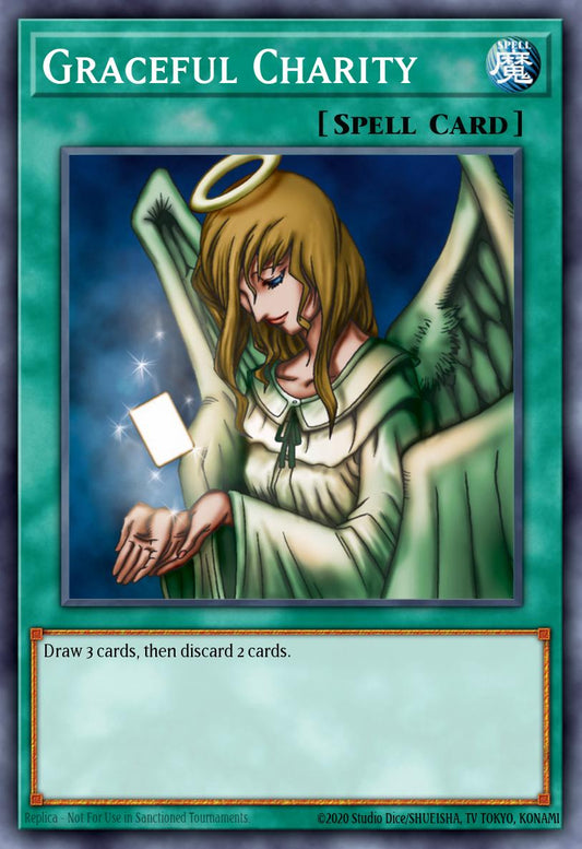 (095) YuGiOh TCG DB2: Dark Beginning 2 Single: Graceful Charity  Rare