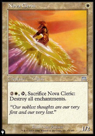 (045) Magic The Gathering The List Single: Nova Cleric  Uncommon