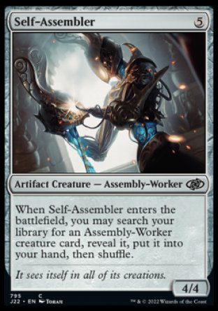 (795) Magic The Gathering Jumpstart 2022 Single: Self-Assembler  Common