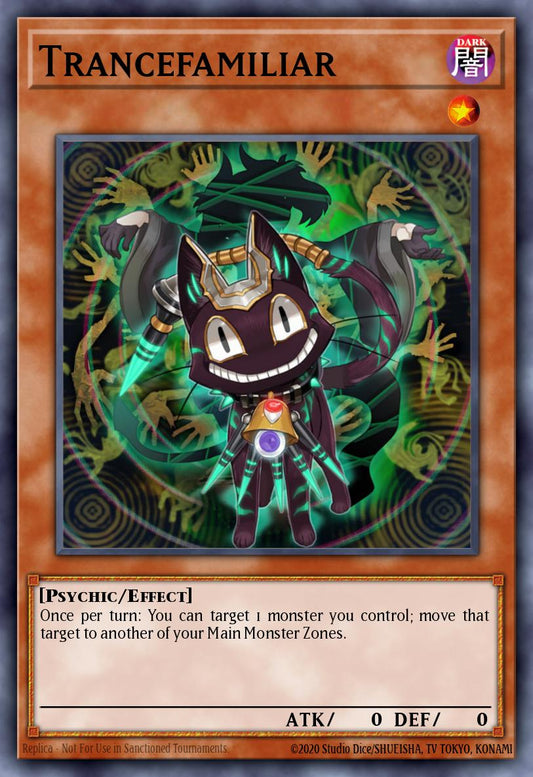 (014) YuGiOh TCG MP19: 2019 Gold Sarcophagus Tin Mega Pack Single: Trancefamiliar  Common