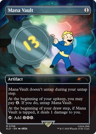 (796) Magic The Gathering Secret Lair Drop Series Single: Mana Vault  Mythic