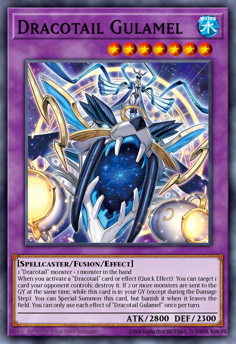 (007) YuGiOh TCG JUSH: Justice Hunters Single: Dracotail Gulamel (V.2 - Super Rare)  Super Rare