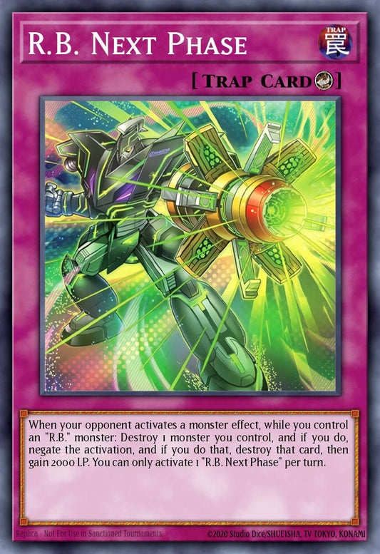 (096) YuGiOh TCG DOOD: Doom of Dimensions Single: R.B. Next Phase  Common
