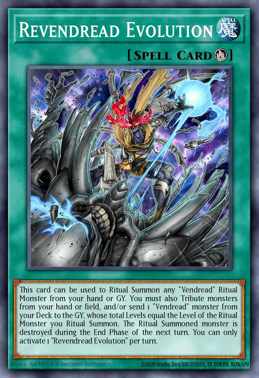(057) YuGiOh TCG MP19: 2019 Gold Sarcophagus Tin Mega Pack Single: Revendread Evolution  Common