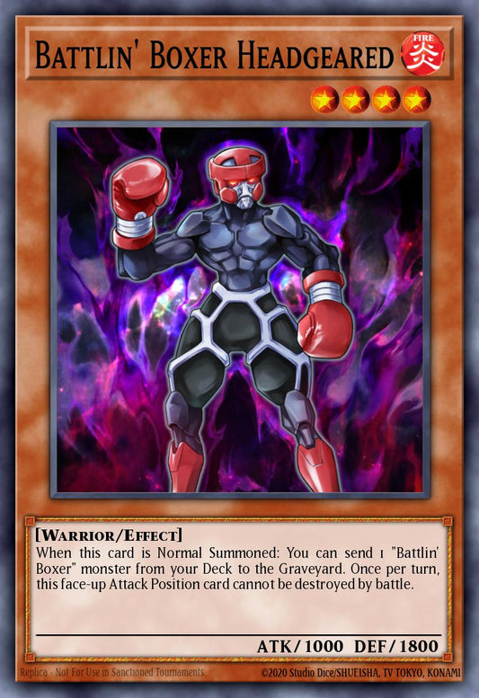 (002) YuGiOh TCG MP14: 2014 Mega-Tins Mega-Pack Single: Battlin' Boxer Headgeared  Common