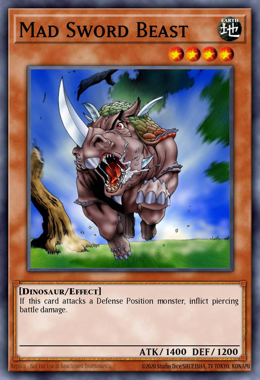 (027) YuGiOh TCG LCJW: Legendary Collection 4: Mega Pack Single: Mad Sword Beast  Common