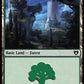 (798) Magic The Gathering Commander Masters: Extras Single: Forest (V.5)  Land