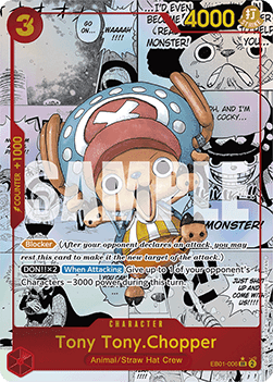 (EB01-006) One Piece TCG PRB01: The Best Single: Tony Tony.Chopper (EB01-006)  Manga Rare