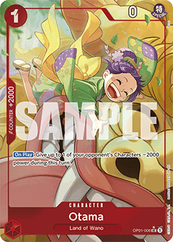 (OP01-006) One Piece TCG PRB01: The Best Single: Otama (OP01-006) (V.4)  Alternate Art