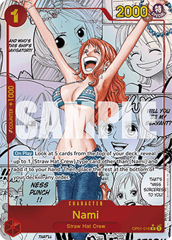 (OP01-016) One Piece TCG PRB01: The Best Single: Nami (OP01-016)  Manga Rare