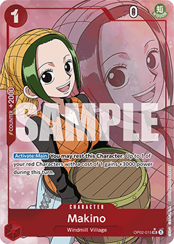 (OP02-015) One Piece TCG PRB01: The Best Single: Makino (OP02-015) (V.3)  Uncommon