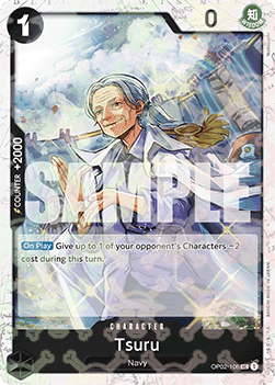 (OP02-106) One Piece TCG PRB01: The Best Single: Tsuru (OP02-106) (V.2)  Uncommon