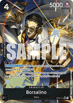 (OP02-114) One Piece TCG PRB01: The Best Single: Borsalino (OP02-114) (V.2)  Alternate Art