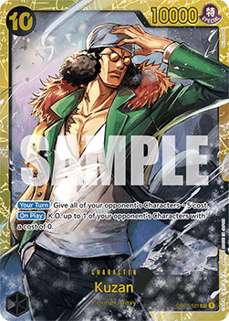 (OP02-121) One Piece TCG PRB01: The Best Single: Kuzan (OP02-121) (V.1)  Secret Rare