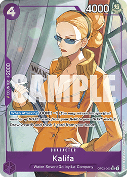 (OP03-060) One Piece TCG PRB01: The Best Single: Kalifa (OP03-060) (V.3)  Uncommon
