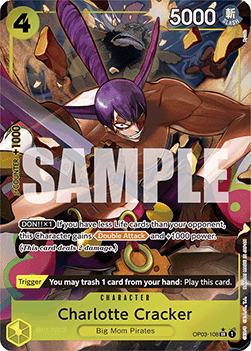 (OP03-108) One Piece TCG PRB01: The Best Single: Charlotte Cracker (OP03-108) (V.2)  Alternate Art