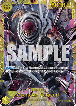 (OP03-123) One Piece TCG PRB01: The Best Single: Charlotte Katakuri (OP03-123) (V.1)  Secret Rare
