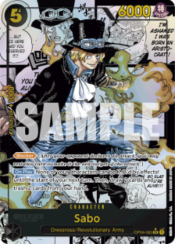 (OP04-083) One Piece TCG PRB01: The Best Single: Sabo (OP04-083)  Manga Rare