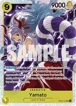 (OP04-112) One Piece TCG PRB01: The Best Single: Yamato (OP04-112) (V.1)  Super Rare