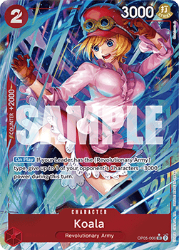 (OP05-006) One Piece TCG PRB01: The Best Single: Koala (OP05-006) (V.2)  Alternate Art