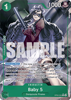(OP05-034) One Piece TCG PRB01: The Best Single: Baby 5 (OP05-034) (V.3)  Alternate Art