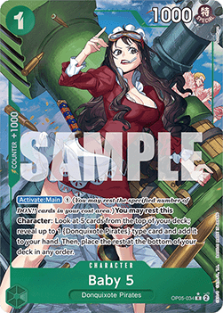 (OP05-034) One Piece TCG PRB01: The Best Single: Baby 5 (OP05-034) (V.4)  Alternate Art