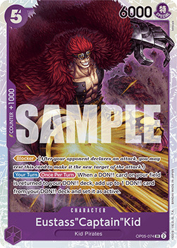 (OP05-074) One Piece TCG PRB01: The Best Single: EustassCaptainKid (OP05-074) (V.1)  Super Rare
