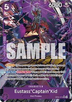 (OP05-074) One Piece TCG PRB01: The Best Single: EustassCaptainKid (OP05-074) (V.2)  Alternate Art