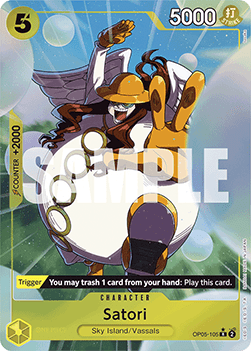 (OP05-105) One Piece TCG PRB01: The Best Single: Satori (OP05-105) (V.4)  Alternate Art