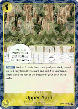 (OP05-117) One Piece TCG PRB01: The Best Single: Upper Yard (OP05-117) (V.2)  Uncommon