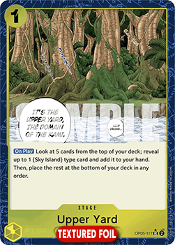 (OP05-117) One Piece TCG PRB01: The Best Single: Upper Yard (OP05-117) (V.3)  Uncommon