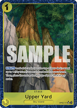 (OP05-117) One Piece TCG PRB01: The Best Single: Upper Yard (OP05-117) (V.4)  Alternate Art