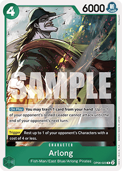 (OP06-023) One Piece TCG PRB01: The Best Single: Arlong (OP06-023) (V.1)  Rare
