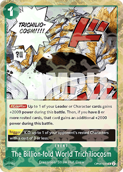 (OP06-038) One Piece TCG PRB01: The Best Single: The Billion-fold World Trichiliocosm (OP06-038) (V.2)  Uncommon