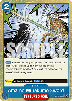 (OP06-056) One Piece TCG PRB01: The Best Single: Ama no Murakumo Sword (OP06-056) (V.3)  Uncommon