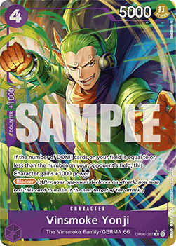 (OP06-067) One Piece TCG PRB01: The Best Single: Vinsmoke Yonji (OP06-067) (V.4)  Alternate Art