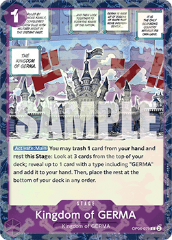 (OP06-079) One Piece TCG PRB01: The Best Single: Kingdom of GERMA (OP06-079) (V.2)  Common