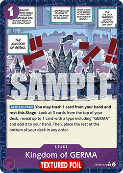 (OP06-079) One Piece TCG PRB01: The Best Single: Kingdom of GERMA (OP06-079) (V.3)  Common