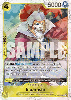 (OP06-100) One Piece TCG PRB01: The Best Single: Inuarashi (OP06-100) (V.2)  Uncommon